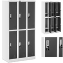 Locker cabinet with lockers social metal locker for checkroom 6 key lockers