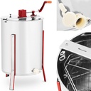 Manual 4-frame stainless steel honey centrifuge