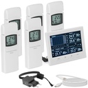 Wireless weather station 5 sensors microSD USB