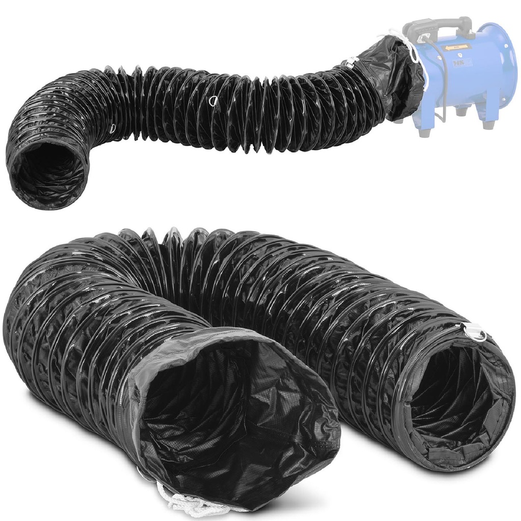 Exhaust hose pipe for industrial blower fan diameter 200 mm length 5 m