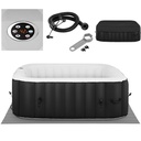 Garden inflatable Jacuzzi with massage 6 person 42C 900 l black