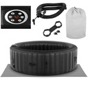 Garden inflatable Jacuzzi with massage 6 person 42C 1000 l black