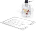 Polycarbonate lid with cutout for Sous-Vide for GN 1/1 containers - Hendi 864227
