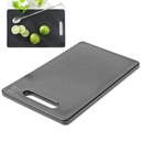 Universāls griešanas dēlītis ar rokturi 250 x 150 mm melns - Hendi 826478