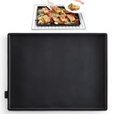 Non-stick silicone baking mat 400 x 300 mm black - Hendi 677018