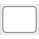 Matrix mold for Hendi sealing machine for tray container without division 227x178 mm - Hendi 805572