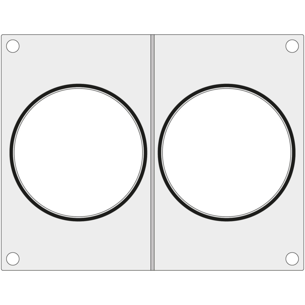 Mould matrix for Hendi sealing machine for two soup containers diameter 115 mm - Hendi 805633