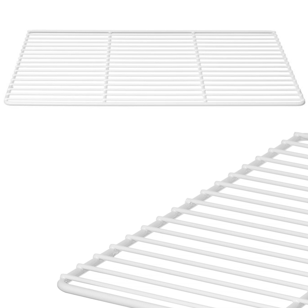 Grate shelf for GN 2/1 steel freezer cabinets white - Hendi 801888