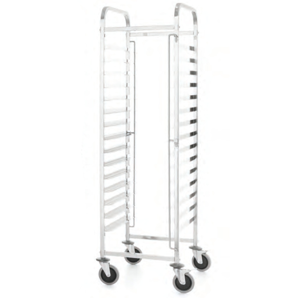 Transport cart for carrying catering trays 15x 600x400 mm Kitchen Line - Hendi 813287
