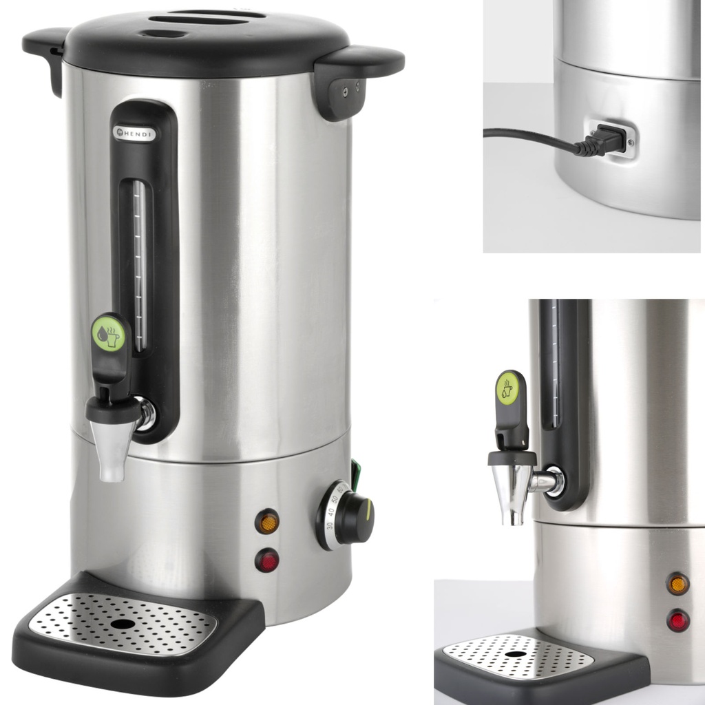 Concept Line 10-litre steel non-drip drip coffee warmer - Hendi 211410