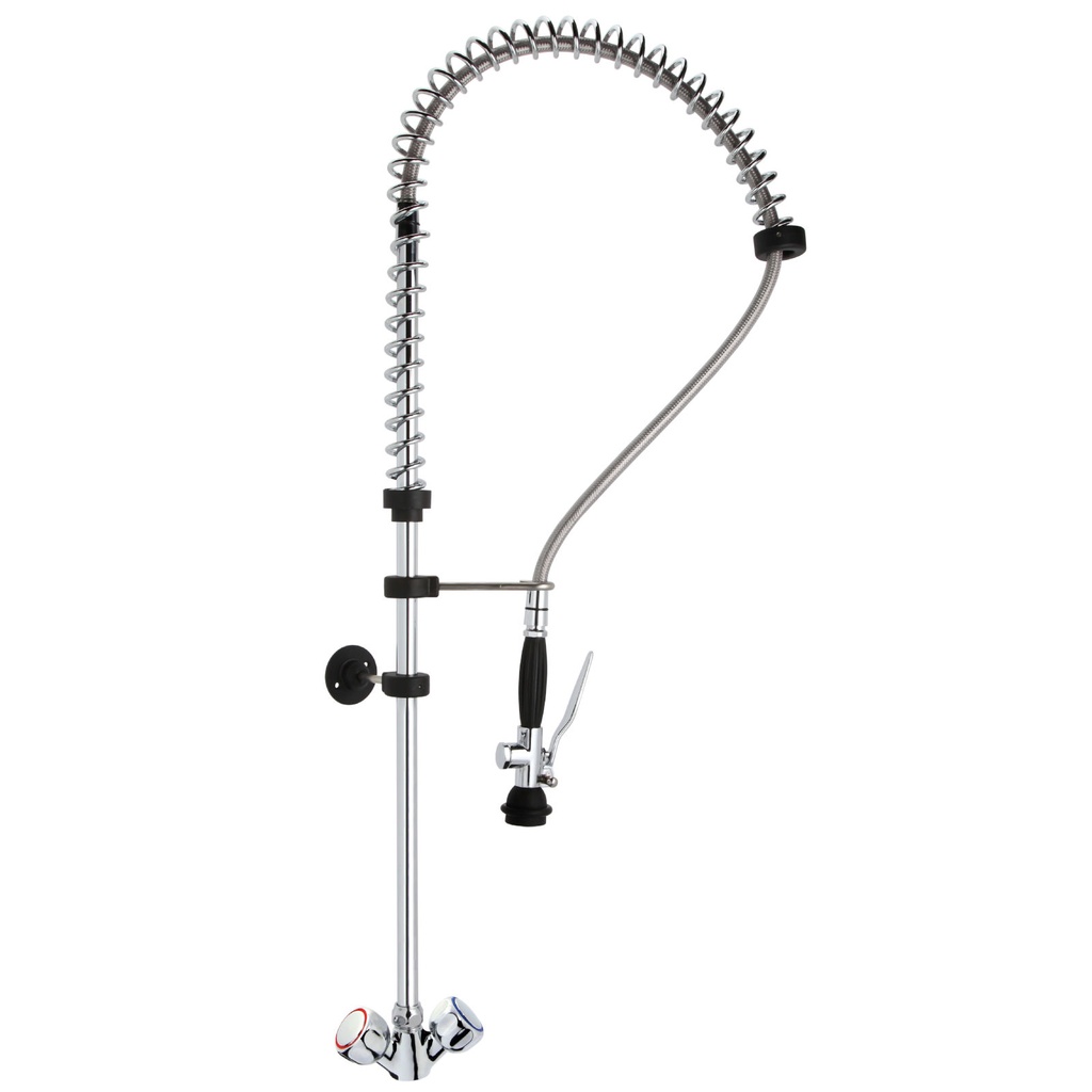 Single-hole shower mixer with sprayer H 103 cm - Hendi 810262