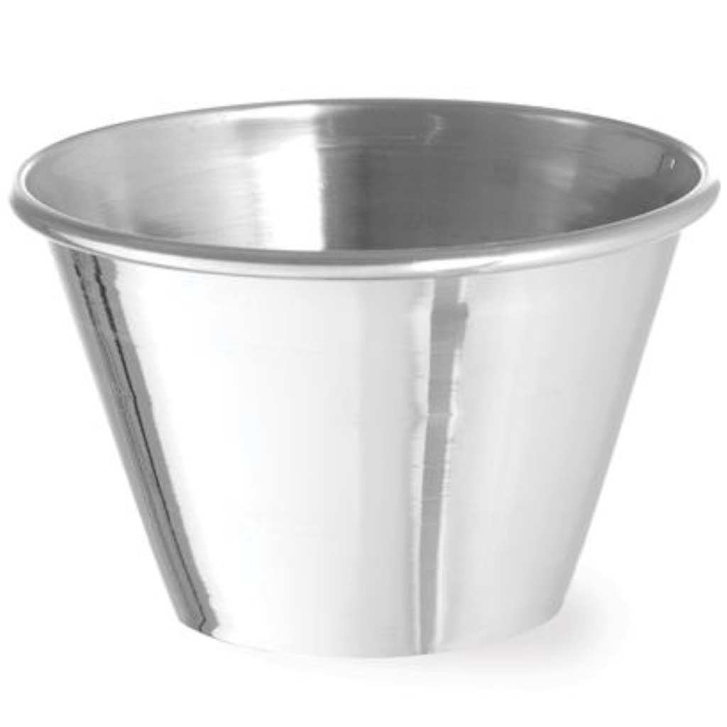 Stainless steel ramekin sauce dish for dips 62 mm dia 12 pcs. 70 ml - Hendi 400029