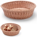 Buffet display basket for bread round brown diameter 400 mm - Hendi 426999