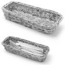 Galda piederumu grozs dakšiņas naži karotes pelēks melanžēts 270x100x45 mm - Hendi 426081