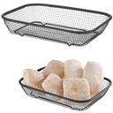 Stiepļu grozs maizes maizītēm 295x220x60 mm melns - Hendi 425558