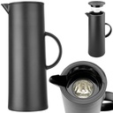 Vacuum jug thermos with push button and glass insert 1 l - Hendi 449615
