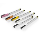 Chalk markers chalkboard color markers round tip 6 pcs. - Hendi 664285