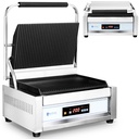 Elektroniski regulējams rievots kontaktgrils 34 x 23 cm 2200 W