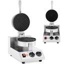 Single round waffle iron 170 mm dia 1300 W.