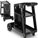 Workshop welding cart with space for gas cylinder 3 shelves up to 80 kg