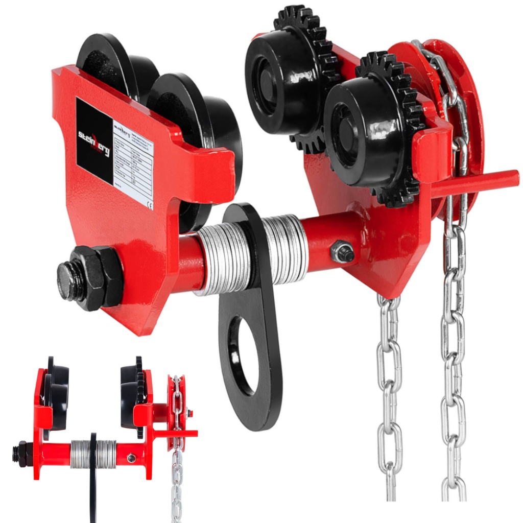 Virsgaismas sijas portālceltnis ar 65-110 mm ķēdi 3 m 1000 kg 1 t
