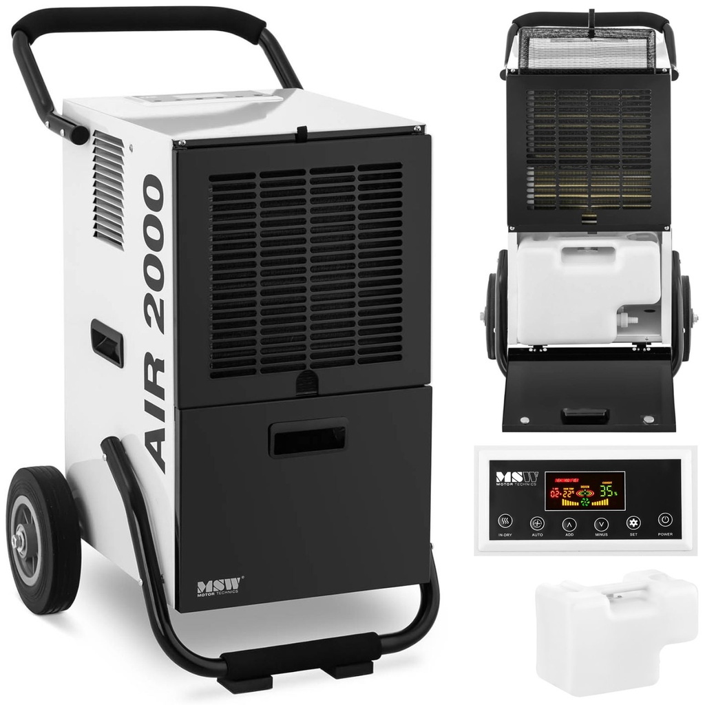 Dehumidifier industrial construction moisture absorber 50 l/24 h up to 70 m2