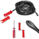Spiral adder sewer cleaner spring hydraulic pipe manual 9.2 m