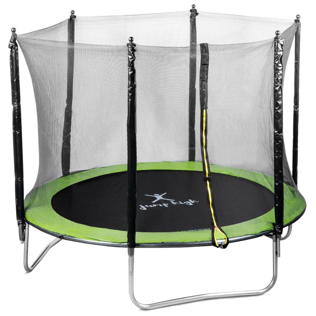 Garden trampoline for children adults with external netting ¶ 244 cm up to 100 kg.