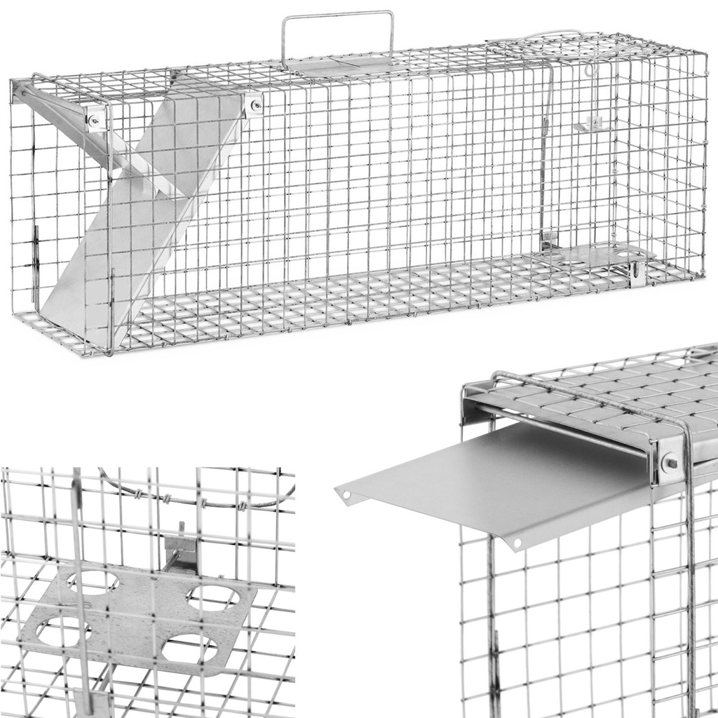 Rat trap marten trap snap trap single-sided 820x200x270 mm KIT