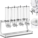 Dispenser for loose products cereal muesli nuts coffee 4 x 3.5 l