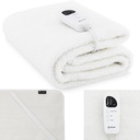 Electric massage bed heating blanket 5 degrees of adjustment 180 x 75 cm 60 W lambskin