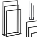 Stand for 3 towels freestanding floor STAL 45 x 21.5 x 84 cm dark grey