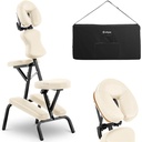Tattoo massage chair portable folding chair Montpellier Beige up to 130 kg beige