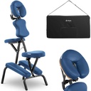 Tattoo massage chair portable folding chair Montpellier Blue up to 130 kg blue