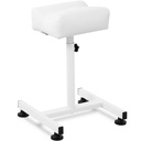 Cosmetic pedicure footrest adjustable height up to 67 cm up to 80 kg - white