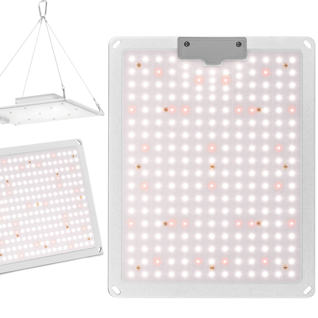 Plant growth cultivation lamp full spectrum 30 x 24 cm 234 LED 110 W silver