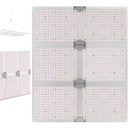 Viso spektro augalų augimo lempa 72 x 60 cm 1404 LED 600 W sidabrinė
