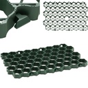 Modulinės stovėjimo aikštelės vejos grotelės 60 x 40 x 3 cm 5 vnt. žalios spalvos