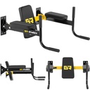 Wall training railing for exercising abdominal muscles arms chest dips up to 120kg