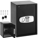 Electronic home office safe with combination lock steel 36x35x52 cm