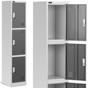 Social locker metal locker with key locks 3-door locker