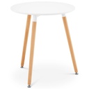 Skandinaviškas svetainės stalas biurui modernus apvalus stalas Ø 60 cm H 67 cm