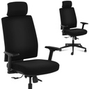 Office chair ergonomic swivel chair with headrest max 200 kg.