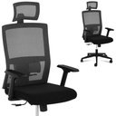 Mesh ergonomic office chair with lumbar support and headrest max 150 kg.