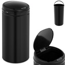Automatinė bekontaktė šiukšliadėžė su konteineriu ir judesio jutikliu, pasiekiama 30 cm 42 l BLACK