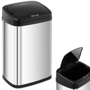 Rectangular automatic non-contact waste garbage can with motion sensor 30 cm 30 l