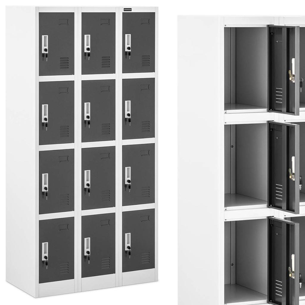 Social locker breakfast metal locker 12 cabinets
