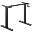 Rakstāmgalda rāmis manuāli regulējams ar kloķi augstums 73-124 cm maks. 70 kg BLACK