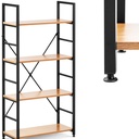 Bookcase decoration with steel frame loft industrial max 150 kg 4 shelves