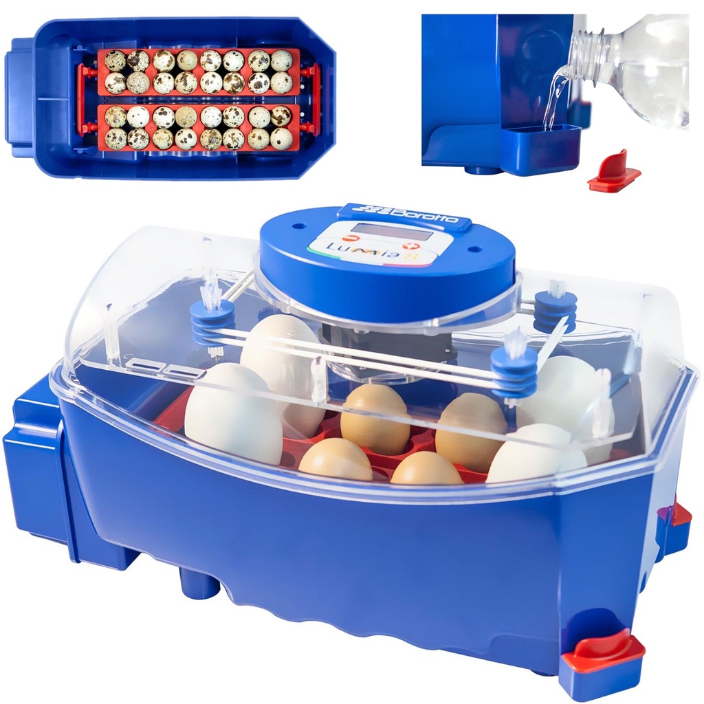 Incubator hatcher for 8 eggs automatic with water dispenser professional 50 W.